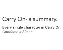 That S It That S Carry On Carry On Quotes Carry On Rainbow Rowell