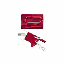 Track every second with ease. Swisscard With Visor Clip Swiss Army Card Translucent Ruby Executive Gift Shoppe