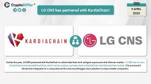 Lg Cns Partnered With Kardiachain Cryptodiffer News