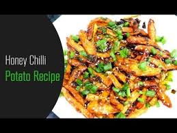 Honey Chilli Potato Recipe Starter Recipe Indian Chinese Cuisine Youtube Recipes Cooking Recipes Honey Chilli Potato