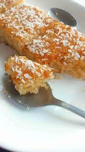 كيكة جوز الهند بالقطر ملكة رمضان زاكي food recipes arabic sweets