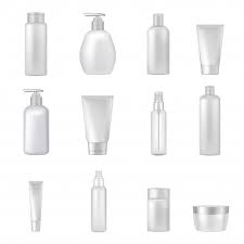 Download Empty Clear Cosmetics Bottles Jars Tubes Sprays Dispensers For Beauty And Health Products Realistic For Free Cosmetic Bottles Cosmetics Box Design Templates