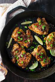 Skillet Sweet And Spicy Chicken Thighs Recipe Chicken Thigh Recipes Sweet And Spicy Chicken Recipes