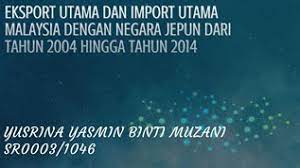 Check spelling or type a new query. Eksport Utama Dan Import Utama Malaysia Dengan Negara Jepun By Yusrina065 On Emaze