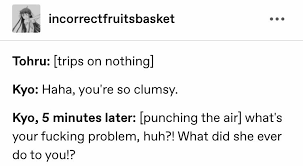 Pin By Lola Madden On Fruits Basket Fruits Basket Funny Fruits Basket Anime Fruits Basket Kyo