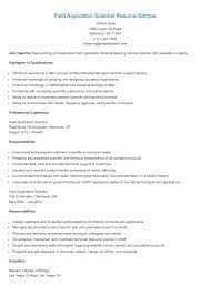 Biologist resume sample October 2021