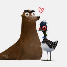 Weird Bird From Finding Dory Artstation Becky And Gerald Sam Nassour Disney Art Disney And Dreamworks Finding Dory