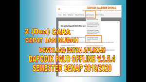 Preﬁl tersebut sangat diperlukan sekali sebab mempunyai fungsi untuk mengambil data bagi para operator harus tahu, bahwa tugas untuk menginput nilai adalah pekerjaan para guru. Panduan Download Aplikasi Dapodik Paud Offline V 3 5 4 Semester Genap 2019 2020 Youtube