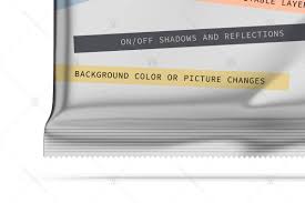 Download Matte Metallic Snack Package Mockup In Packaging Mockups On Yellow Images Creative Store PSD Mockup Templates