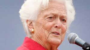 Barbara Bush Uwargidan Tsohon Shugaban Amurka George H.W.Bush Ta Rasu Tana  Da Shekaru 92