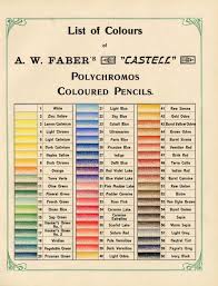 Most of the time, the colors we visualize in the form of the pencil is not the same. The Original 60 Colours From The Polychromos Range Thank You To Faber Castell For Providing Me With This Image Faber Castell Coloured Pencils Colored Pencils