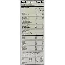 The nutrition data below provides all the required information. Quaker Oats Cereal Calories