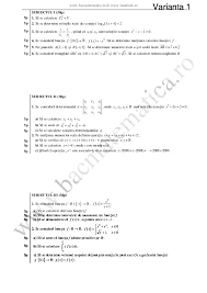 Daca vrem sa stim ce fel de numar ne va returna functia, adica daca este pozitiv sau negativ, in primul rand ne putem uita la monotonia functiei. Pdf Vaiante Imprimare M2 Bac 2009 Ionut Man Academia Edu