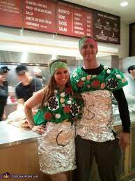 Chipotle Burritos Halloween Costumes Diy Couples Diy Halloween Couples Couples Costumes