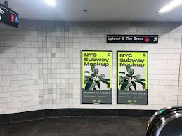 Download Nyc Subway Ad Mockup Nyc Subway Poster Mockup Subway