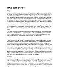 Doc Branches Of Livestock Dairy Akhil Babu Academia Edu