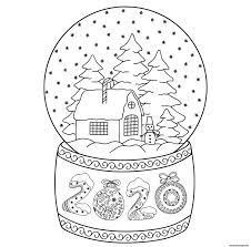 coloriage 2020 toy glass snow globe house dessin a imprimer boyama kitaplari sanat kardan adam lego camion