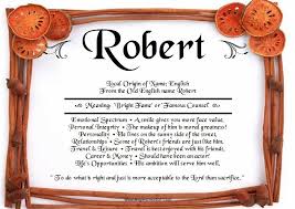 Robert Names With Meaning Meant To Be Old English Names