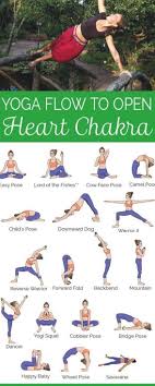Expand Your Chest And Open Your Heart Chakra With This Printable Yoga Flow Pdf And Fill Yourself Up With Compassion And Lo In 2020 Yoga Flow Heart Chakra Cow Face Pose