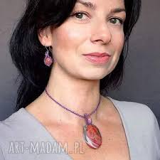 Komplet fioletowy, fioletowe. Prezent ღ art-Madam.pl