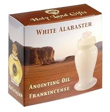 Alabaster colored jar 4 in gift box w/1/4 oz spikenard oil. Anointing Oil Frankincense W 3 White Alabaster 1 2 Oz Amazon In Home Kitchen