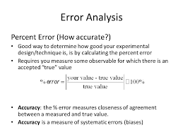 Find the variance between them and then take the absolute value; Error Analysis Statistics Graphing And Excel Necessary Skills For Chem V01bl Ppt Download