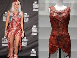 Billie eilish & finneas talked about lady gaga's meat dress and 2011 grammy red carpet look during an interview with variety! What Lady Gaga S Meat Dress Looks Like Today 9celebrity