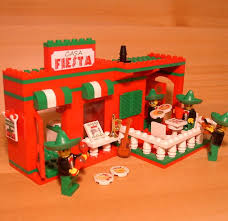 Dan S Custom Mexican Restaurant For Your Lego Town Mexican Restaurant Lego Food Lego