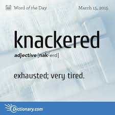 Knackered Word Of The Day Dictionary Com Weird Words Unusual Words Words