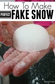 Pour 1 cup of baking soda into a bowl, and add water one tablespoon at a time. How To Make Snow Using 2 Ingredients Playtivities
