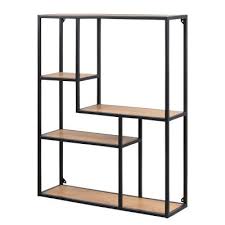 Wandregal Coogee Iv Regal Holz Moderne Regale Regal Metall Holz