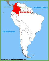 Share any place, address search, ruler for distance measuring, find your location, map live. Map Of Colombia South America Map Of Colombia In South America South America Americas