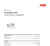 ELAN EPS unit , DSQC646 3HAC026271-001