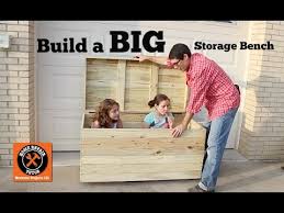 Então chega mais e confira no vídeo. Build A Big Outdoor Storage Bench By Home Repair Tutor Youtube