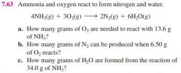 A quarter of an ounce of weed is 7 grams. A How Many Grams Of O2 Are Needed To React With 13 6 G Of Nh3 B How Many Grams Of N2 Can Be Brainly In