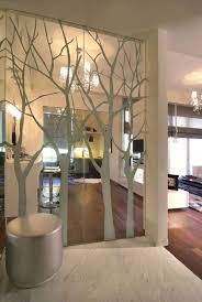 wall of trees feature wall design house design partition design