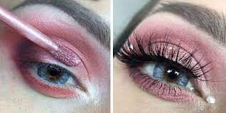 Apply a similar lipstick color over the entire mouth with a lip brush or disposable. How To Wear Liquid Lipstick As Eyeshadow Metallic Burgundy Eye Shadow Tutorial