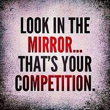 Look In The Mirror Thats Your Competition Quotes Quote Fitness Competition Exercise Instagram Fitness Quotes Wor Sports Quotes Motivation Inspirational Quotes