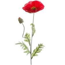 Same day delivery efficient option is available at your doorstep. Artificial Poppy Spray Red 70cm 1 49 Inspirations Wholesale
