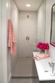 Pink And Gray Small Bathroom Design Contemporary Bathroom Gray Bathroom Decor Pink Bathroom Decor Grey Bathrooms