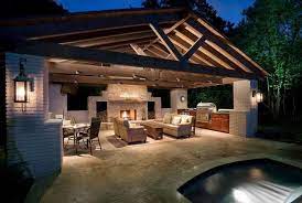 If you have one too, take a look at all the great furniture and accessories you can select from for the modern design you've chosen. Spectacular Outdoor Living Spaces 25 Photos Suburban Men Luxury Outdoor Kitchen Outdoor Kitchen Design Contemporary Patio