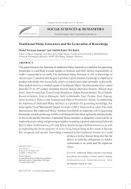 82 likes · 2 talking about this. Pdf Traditional Malay Literature And The Generation Of Knowledge
