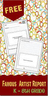 Search for an exact phrase by surrounding it with double quotes. Free Famous Artist Report Form Famous Artists Art Worksheets Artists For Kids