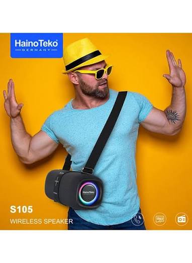 Haino Teko Haino Teko S105 Portable Speaker with power bank function (Black) | Best Price UAE | Dubai, Abu Dhabi