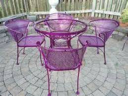 Purple Patio Set Purple Furniture Purple Decor Purple Outdoor Furniture