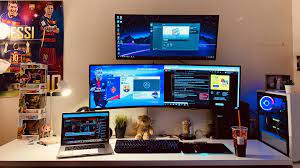 My Command Center For Gaming Productivity Work And Reddit Command Center Battlestation Pc Setup