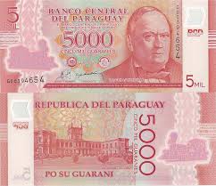 Main wird darauf hingewiesen pyg wechselkurs paraguayische guarani und währungsrechner. Schone Banknote Paraguay Pick Nummer 234 5000 Guarani La Maison Du Collectionneur