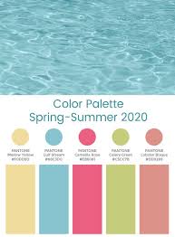 Color palettes and color combinations. Color Palette Spring Summer 2020 In 2020 Spring Color Palette Summer Color Trends Summer Color Palettes