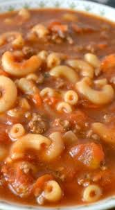 Beefy Tomato Macaroni Soup Recipe Recipe Macaroni Soup Recipes Tomato Macaroni Soup Recipe Recipes
