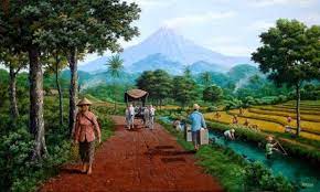 13 gambar ilustrasi dengan pemandangan sebuah gunung. Gambar Ilustrasi Desa Fondos De Pantalla Pemandangan Alam Dan Pedesaan 640x384 Wallpapertip